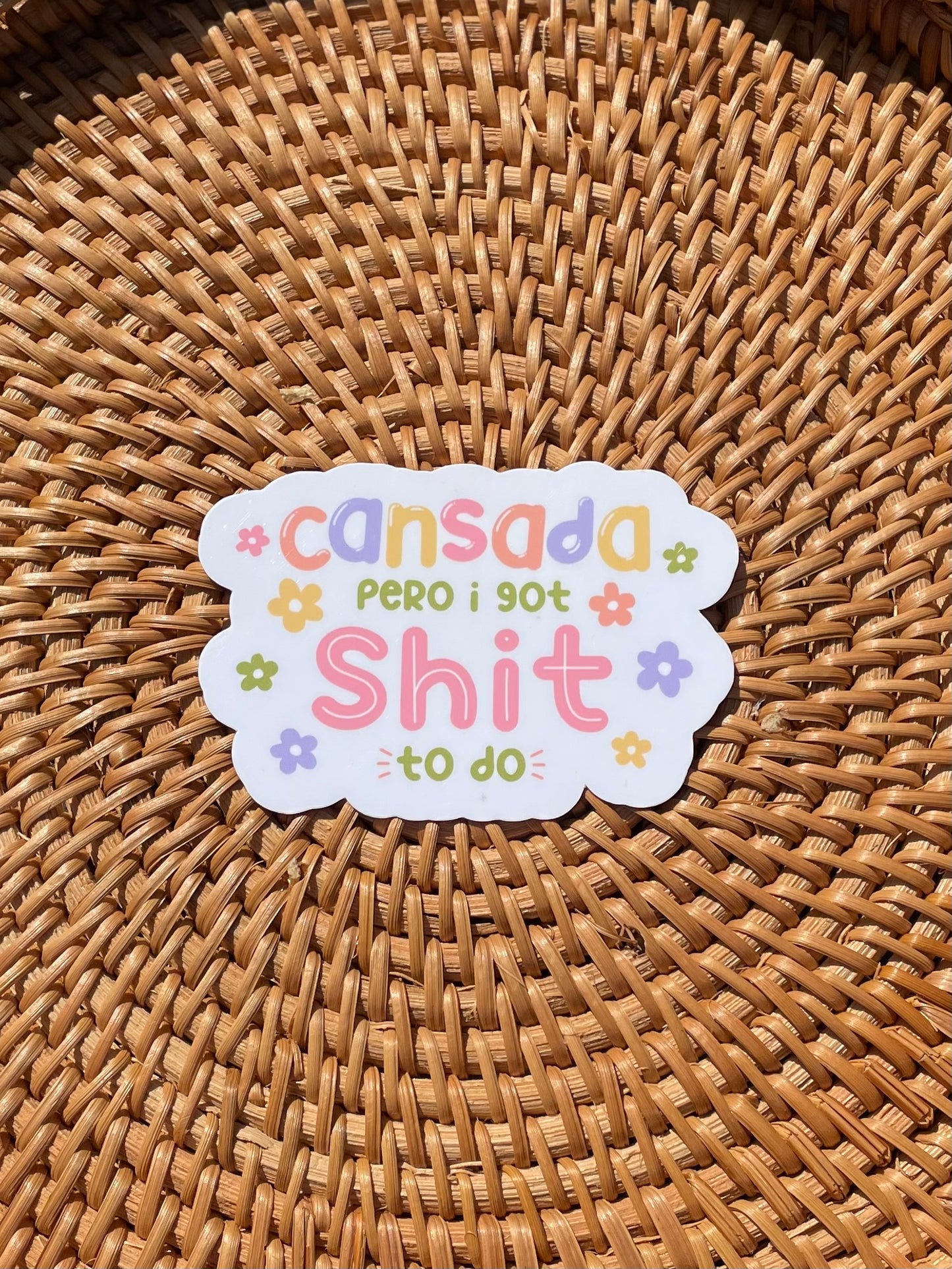 Cansada Sticker