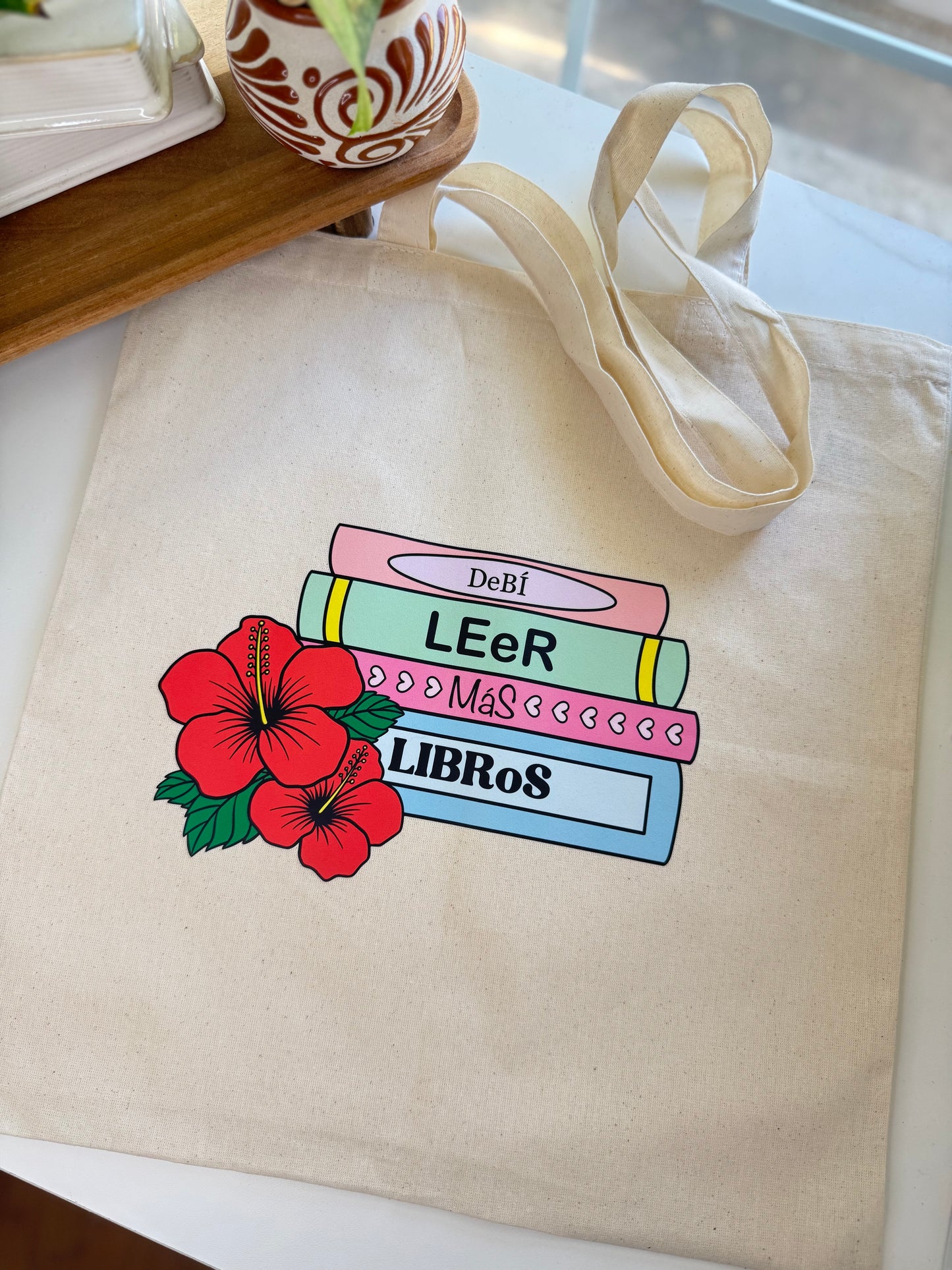 Debi Leer Más Libros Tote