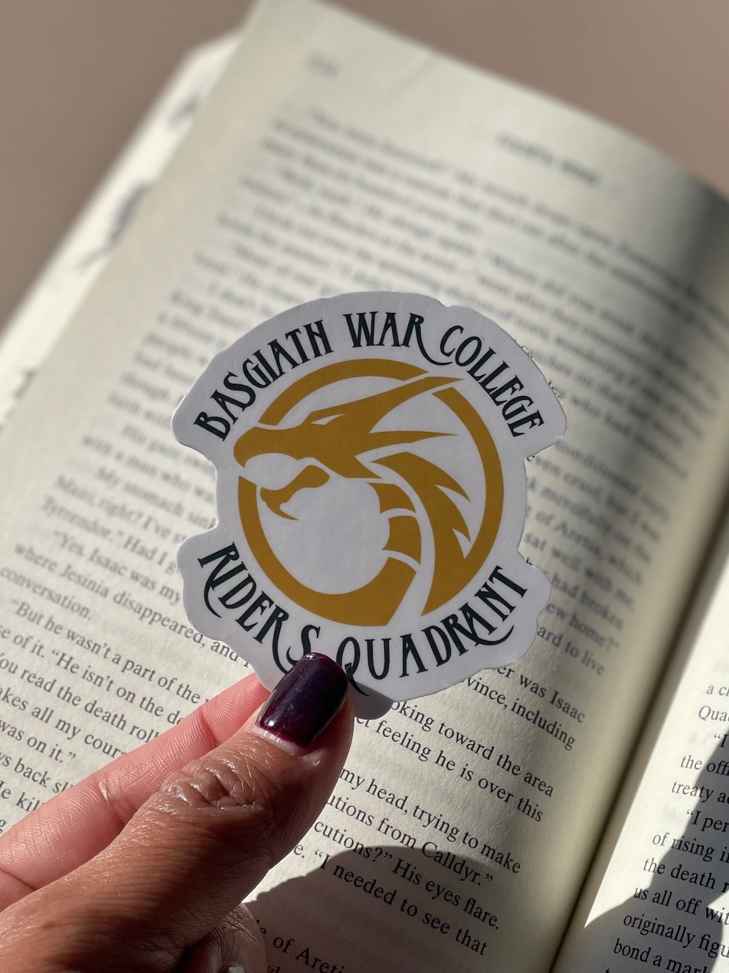 Dragon War College Sticker