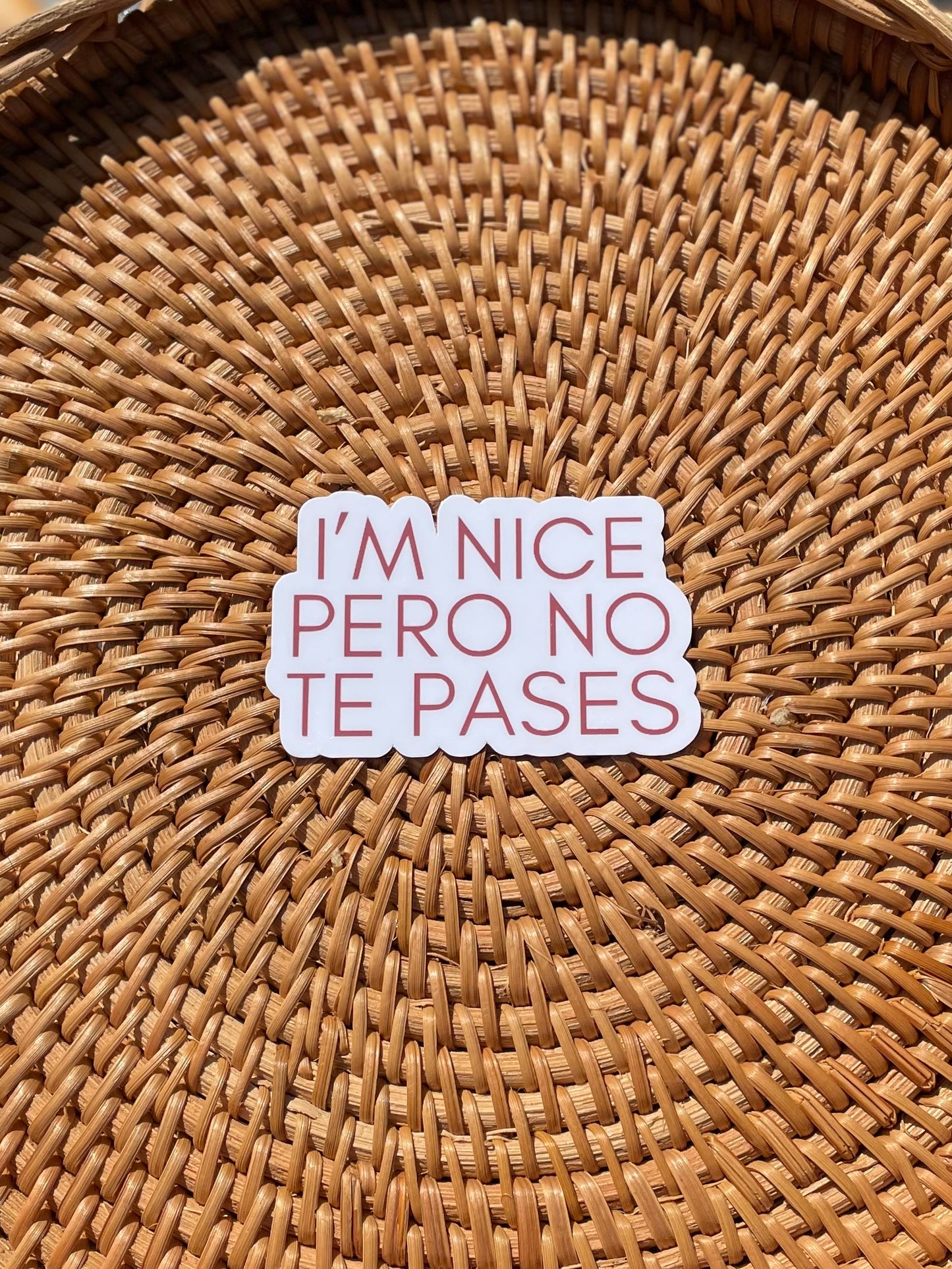 I'm Nice Sticker