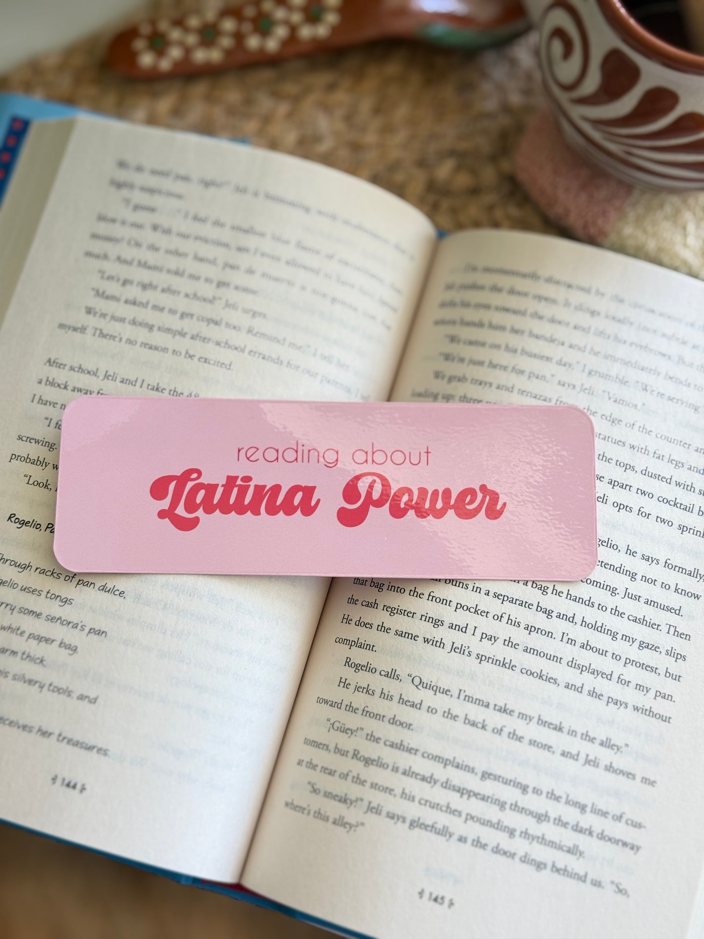 Reading About Latina Power Bookmark