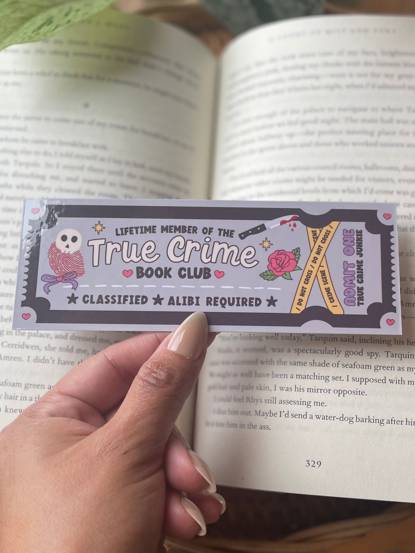 True Crime Bookmark