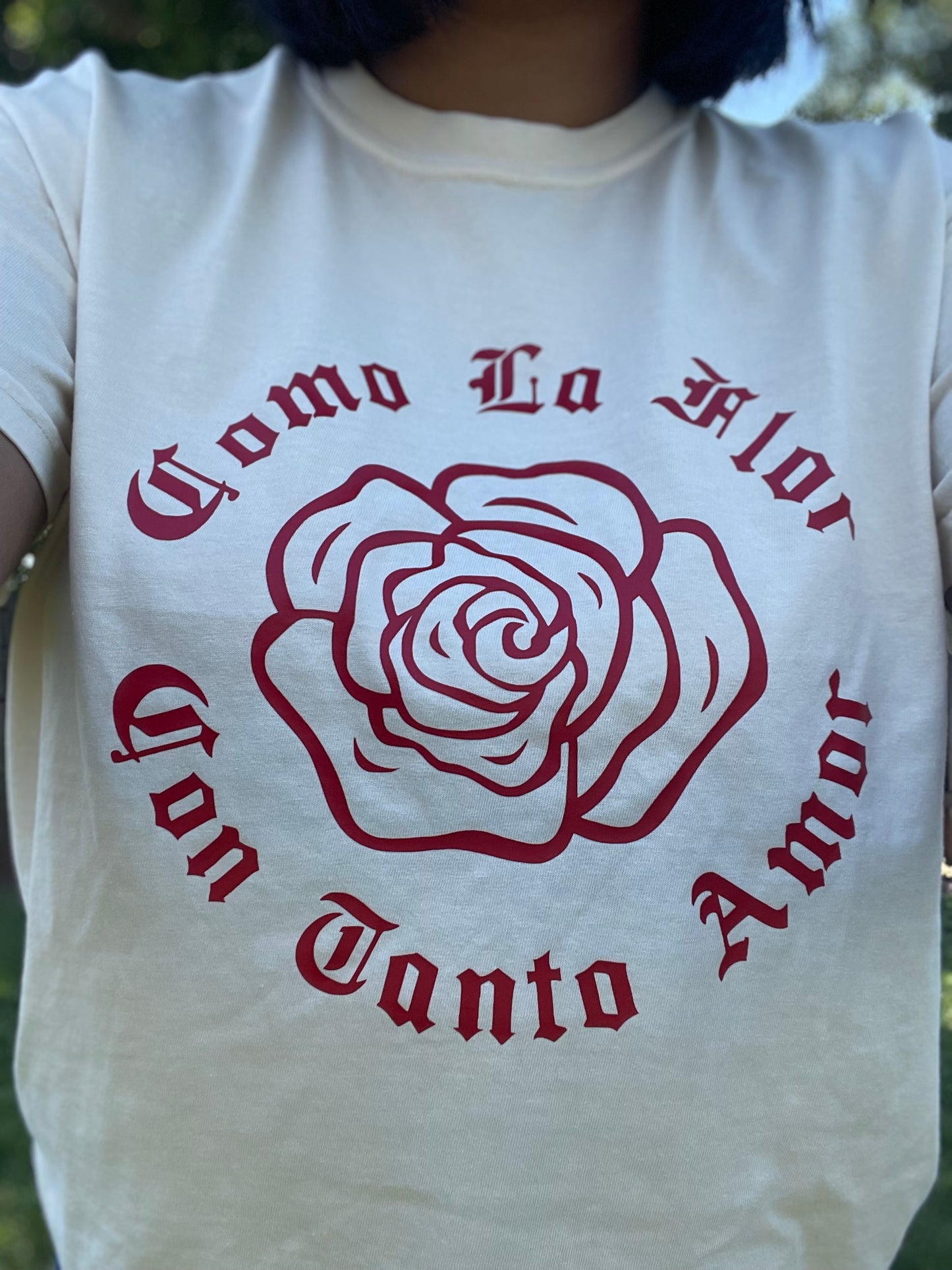 Como La Flor Crop T-Shirt
