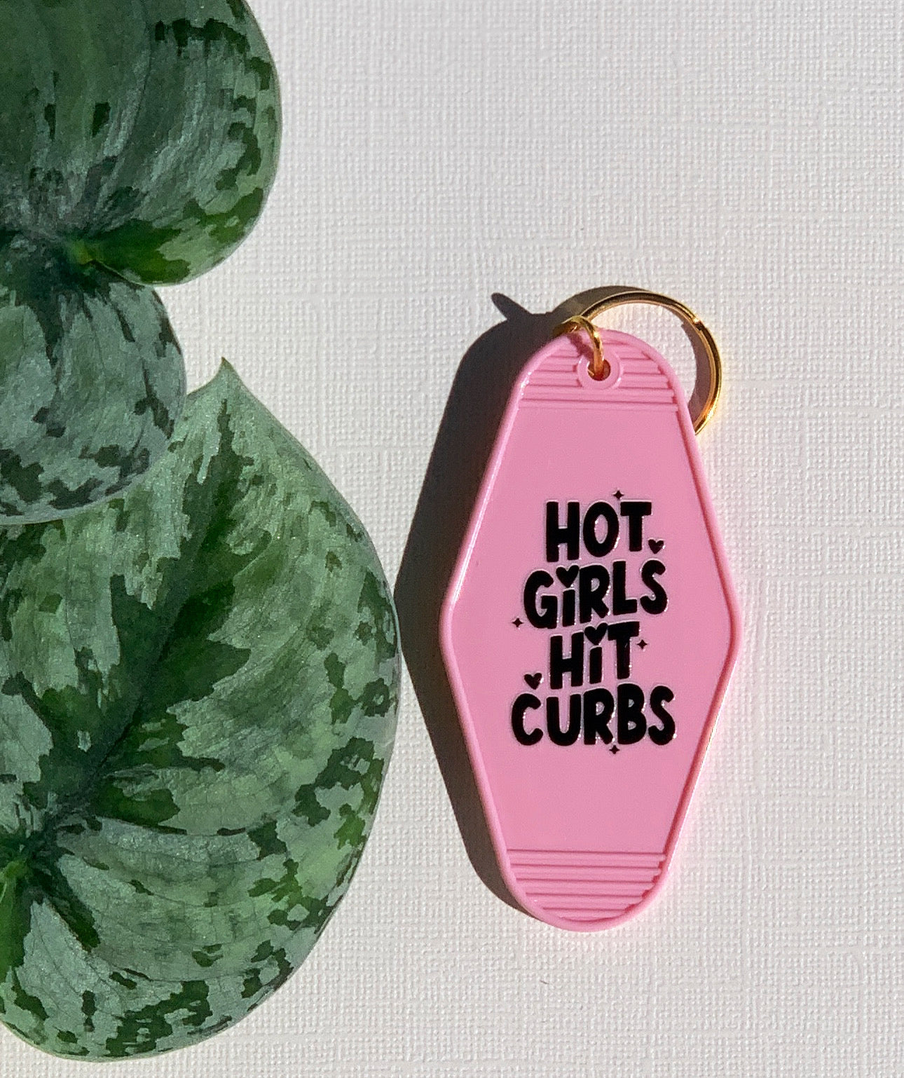 Hot Girls Hit Curbs Keychain