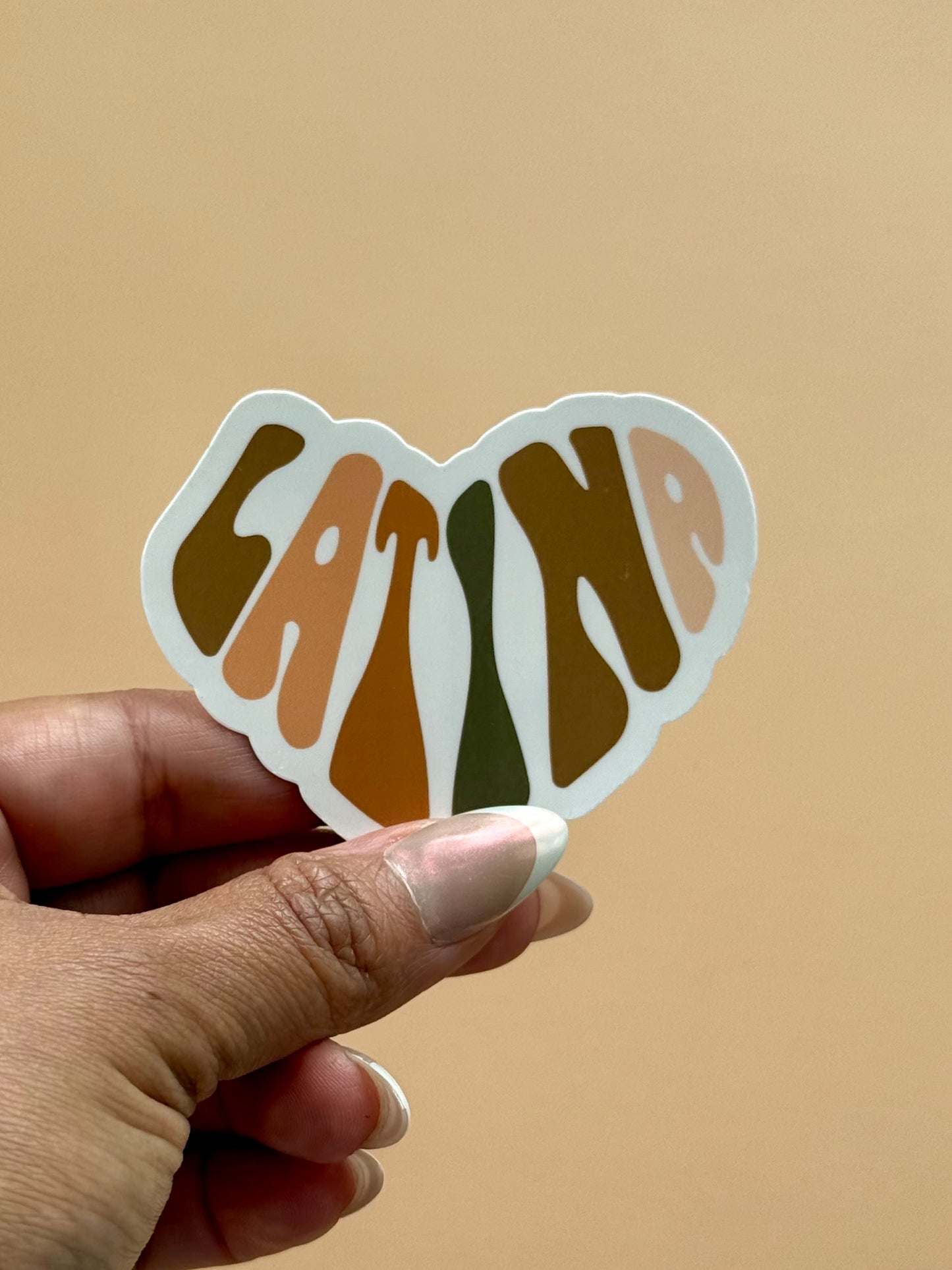 Latina Heart Sticker