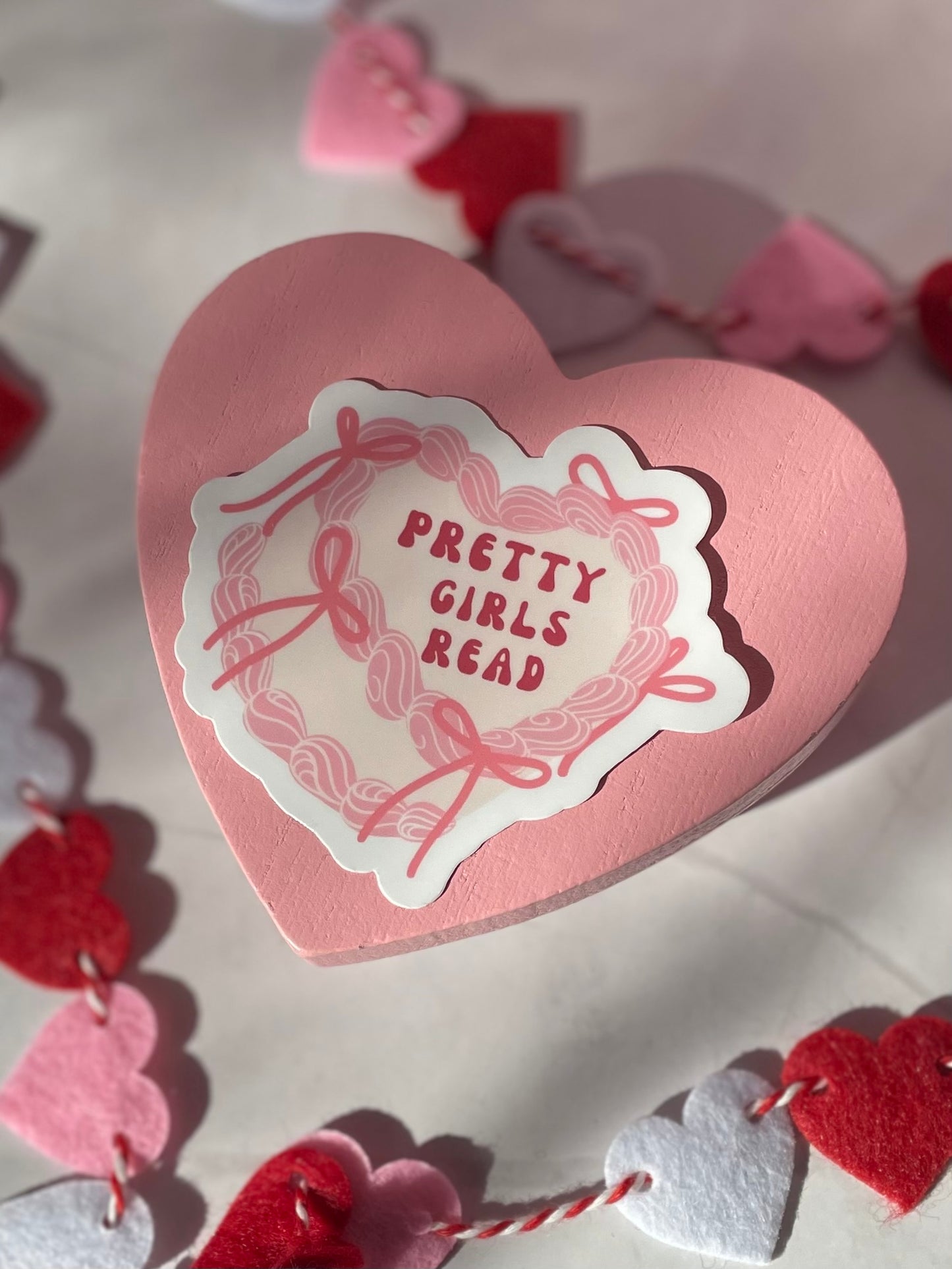 Pretty Girls Read Sticker