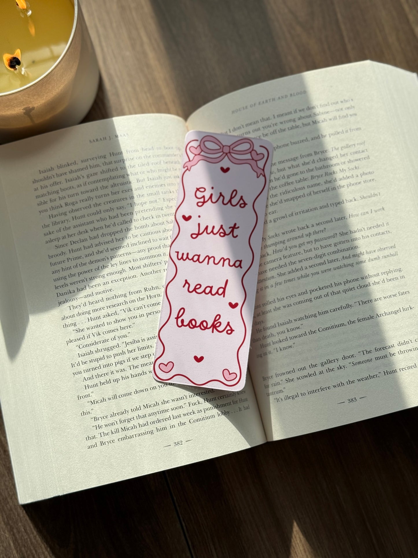 Girls Just Wanna Read Bookmark