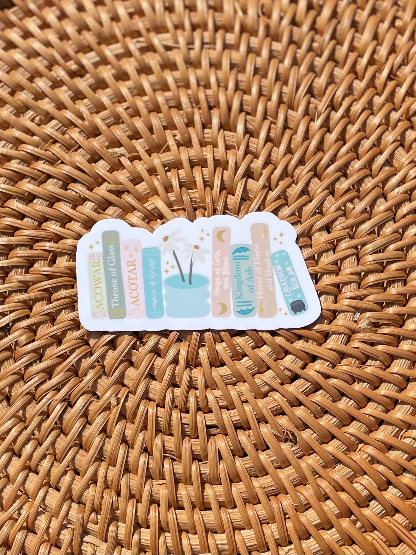 Romantasy Books Sticker