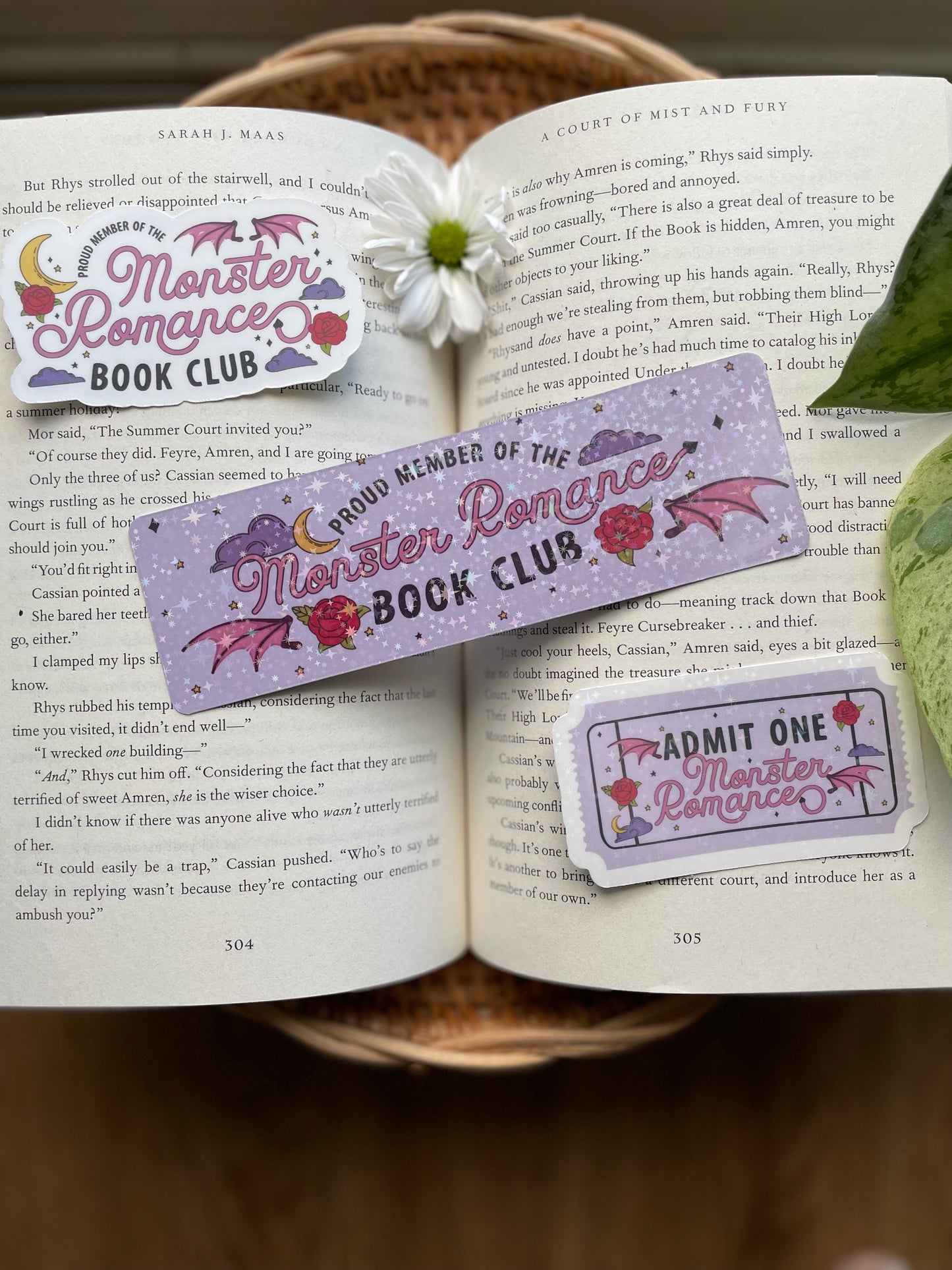 Monster Romance Bookmark