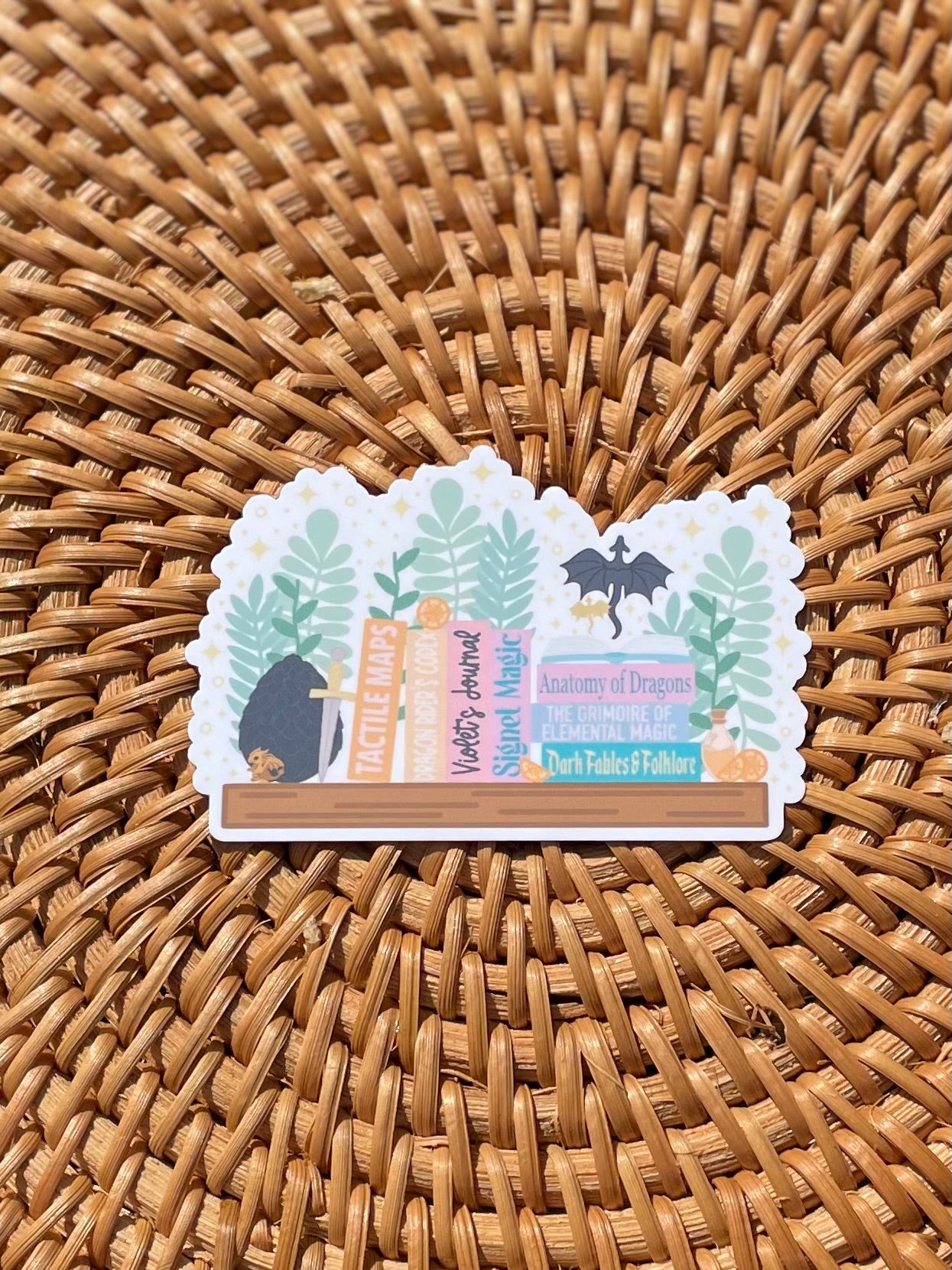 Dragon Shelf Sticker