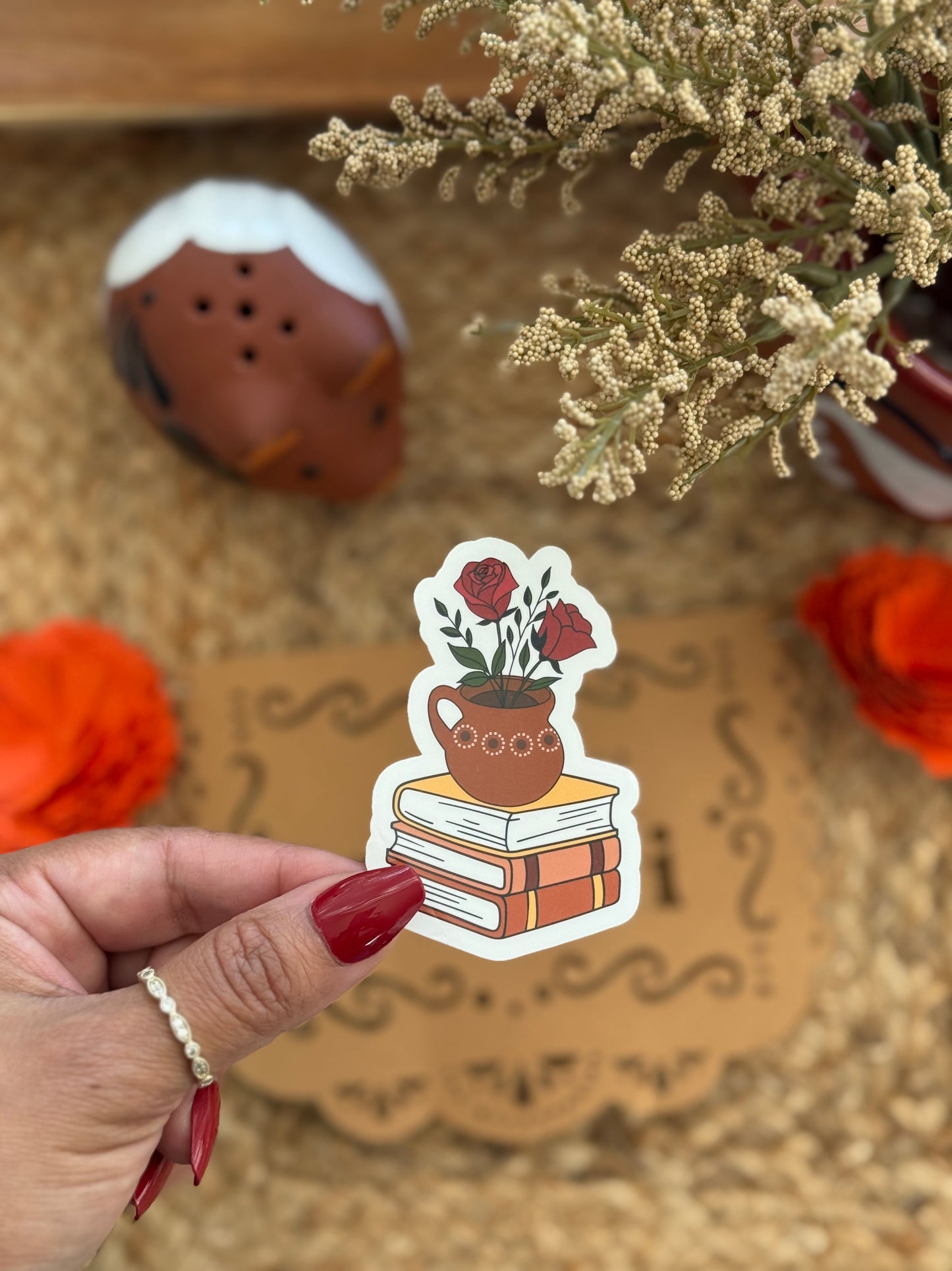 Libros in Bloom Sticker