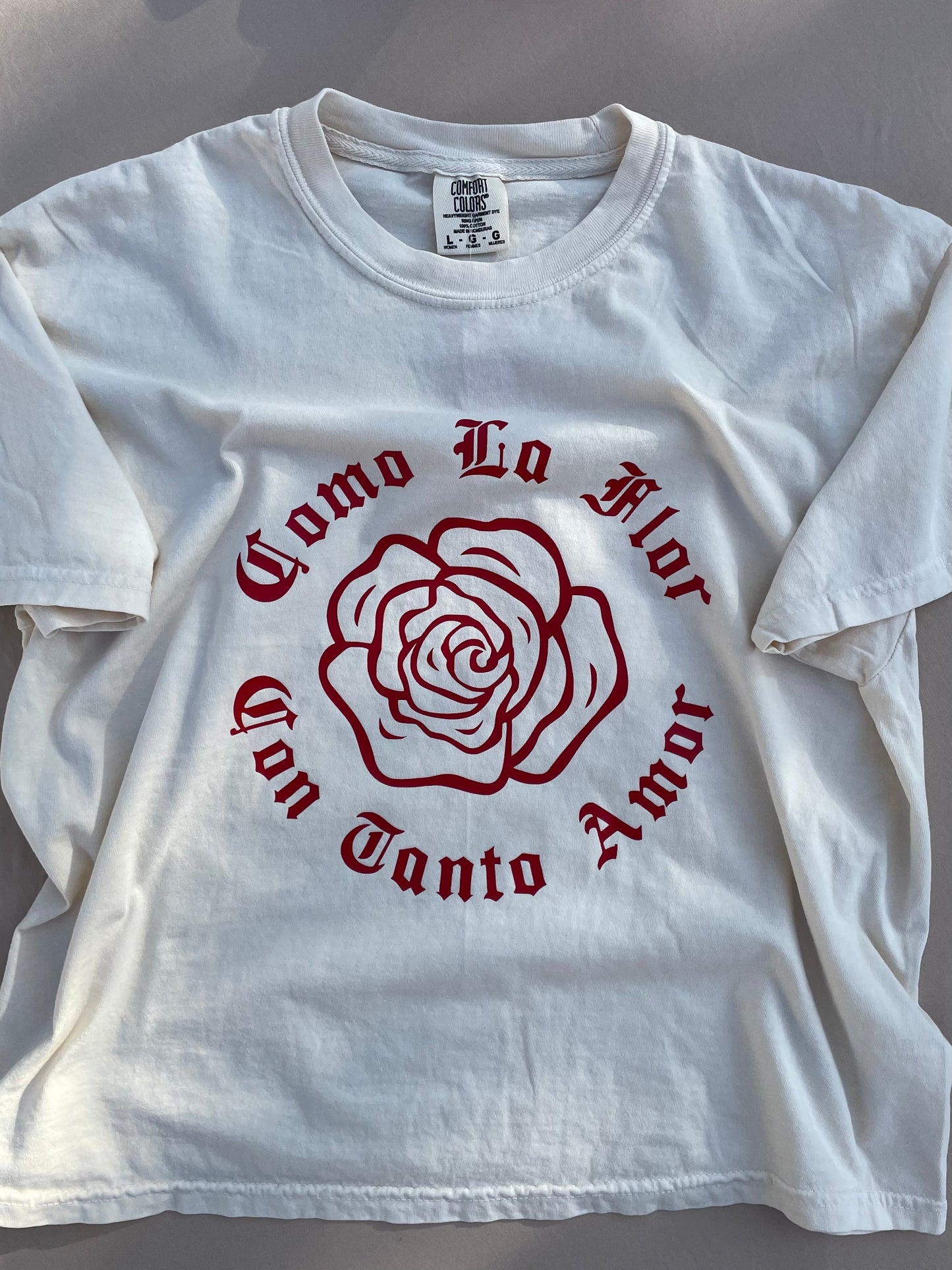 Como La Flor Crop T-Shirt