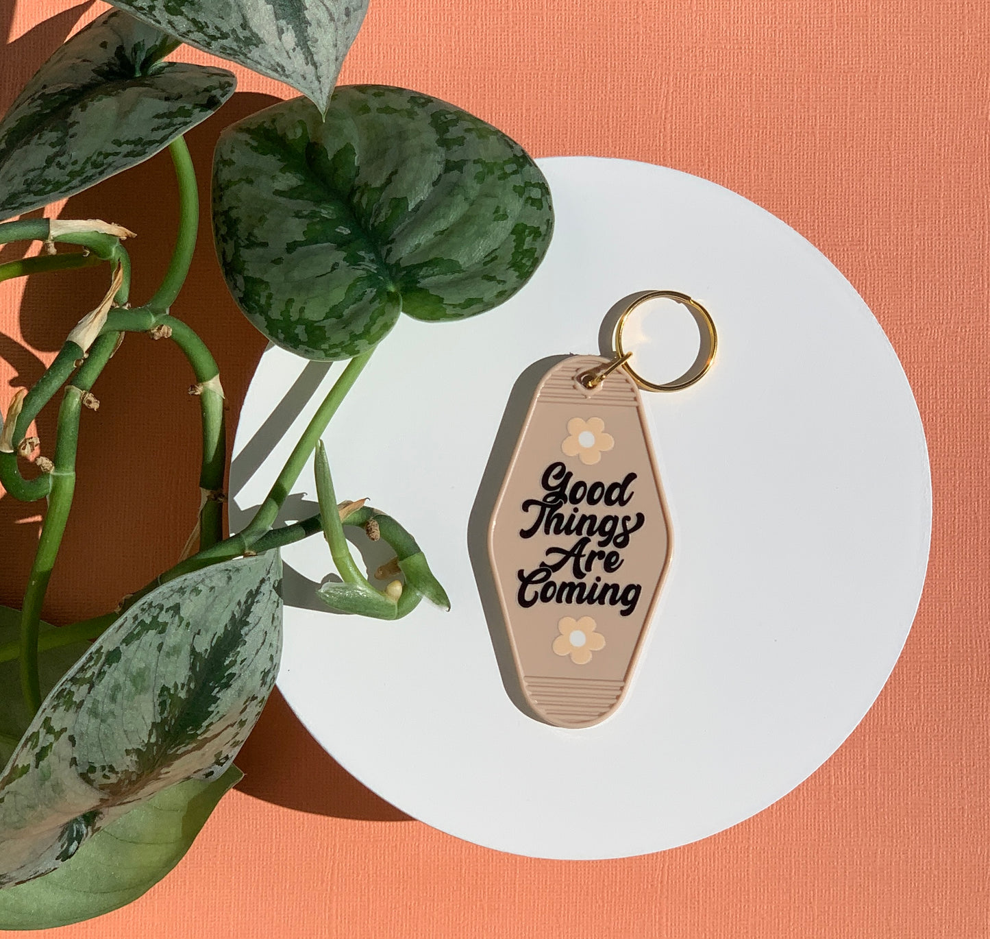 Good Things are Coming Keychain