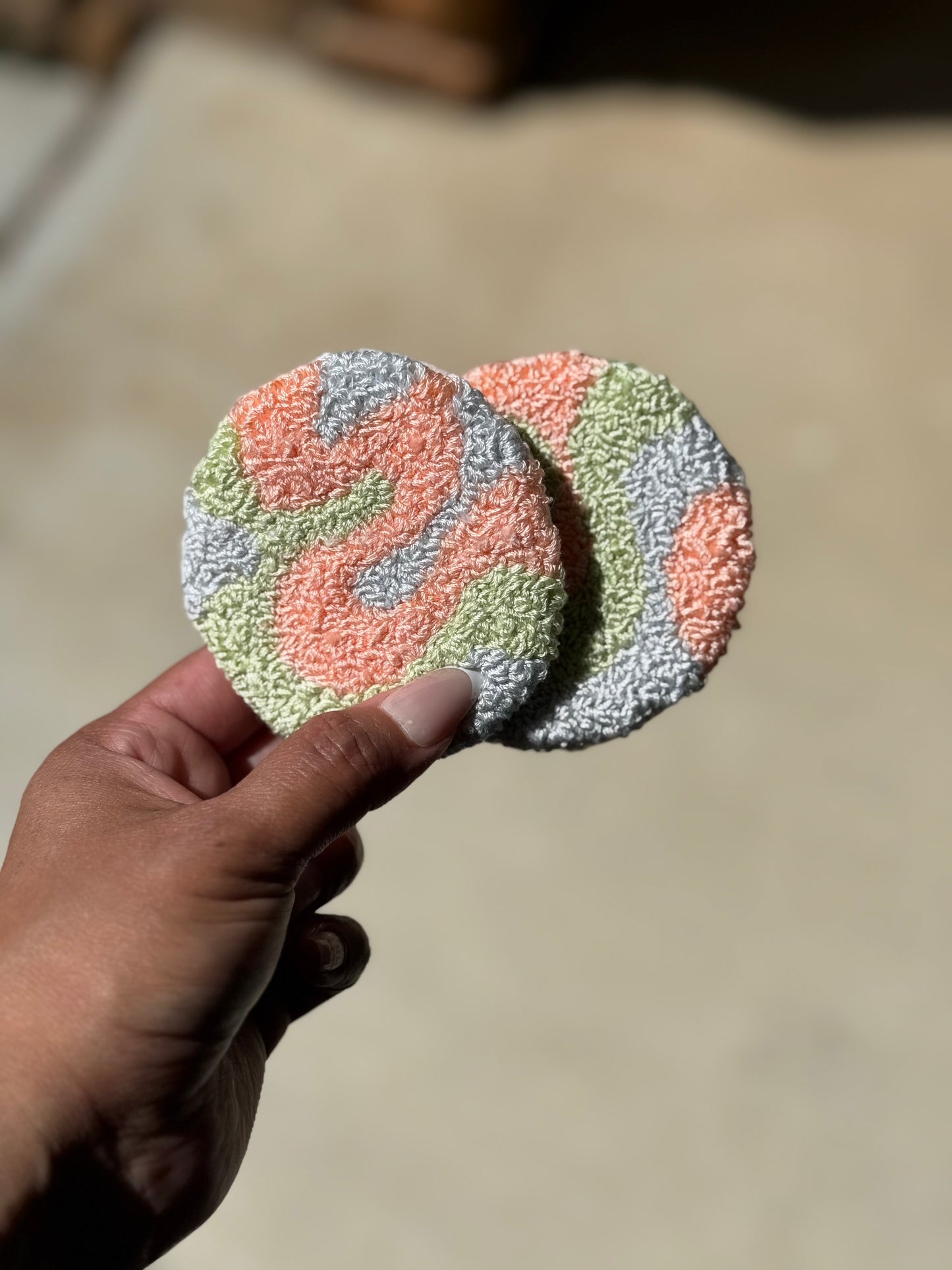 Spring Swirls Car Coaster