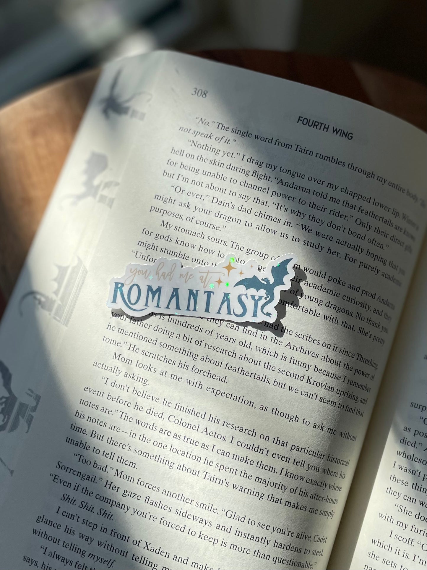 You had me at Romantasy Sticker