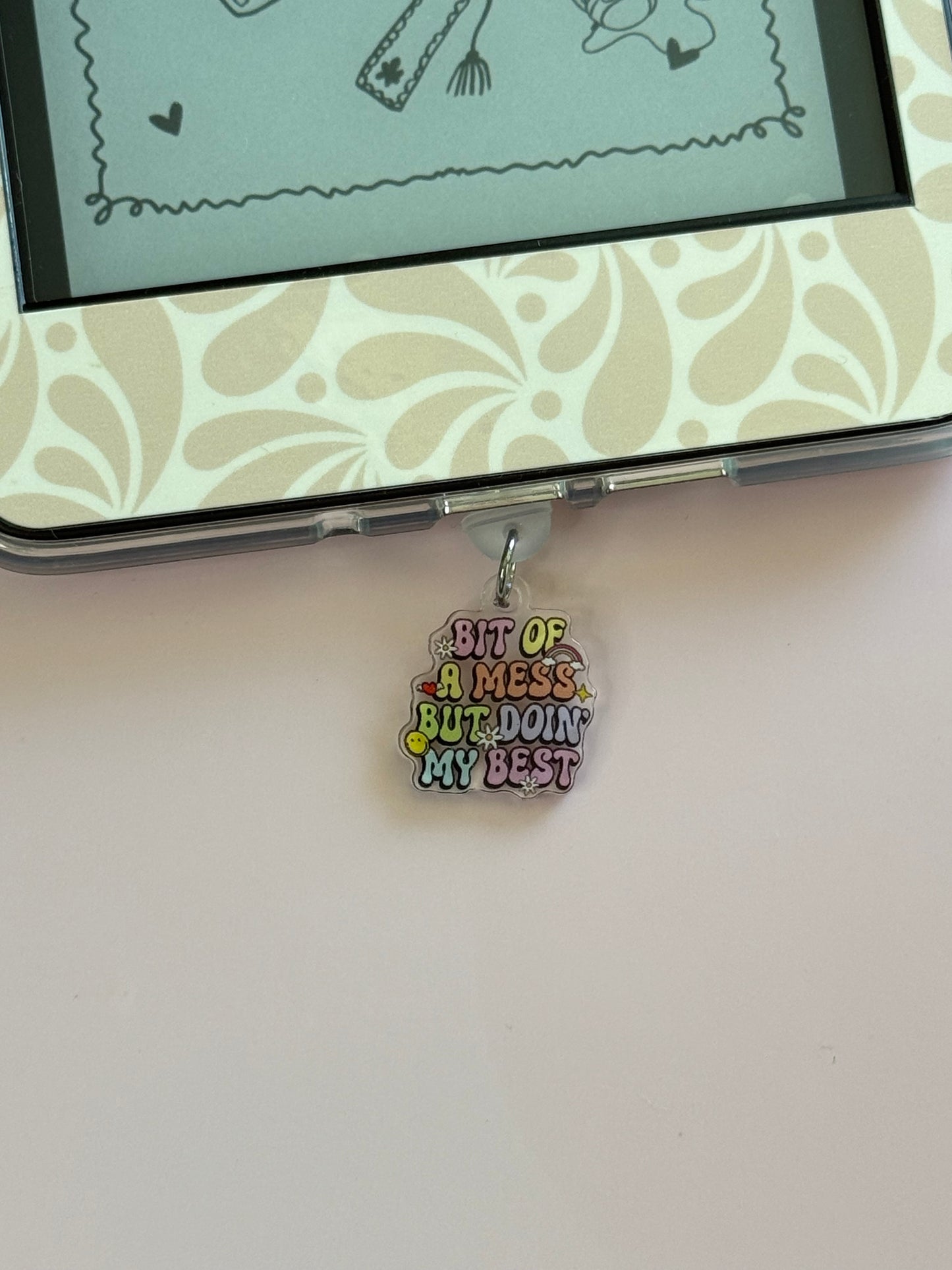 Bookish Kindle Charms