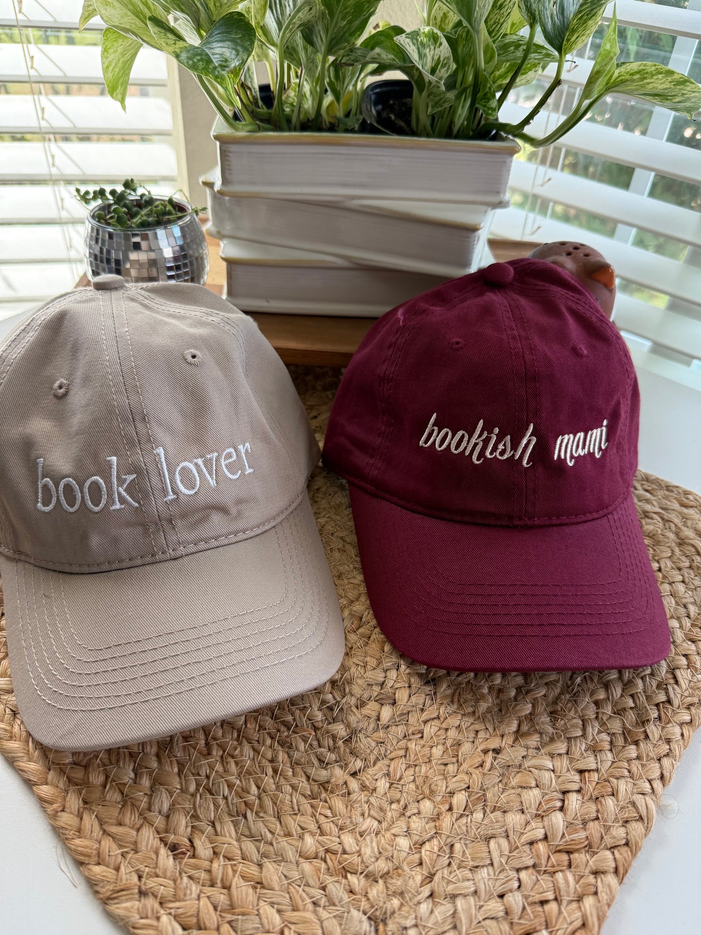 Book Lover Embroidered Hat