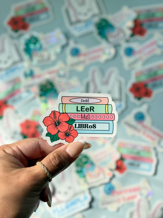 Bookish Reggaeton Stickers