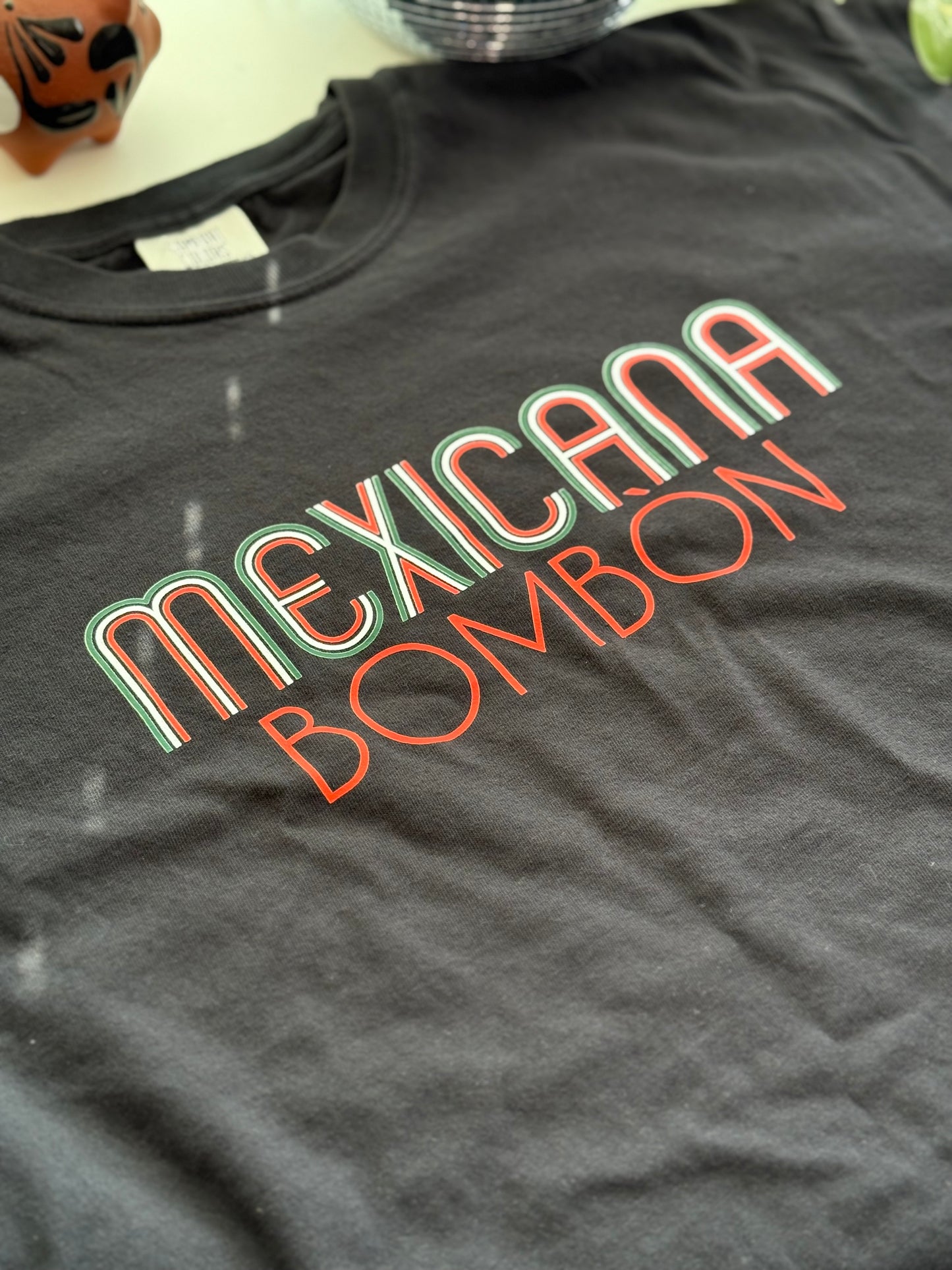 Mexicana Bombón Cropped Tee