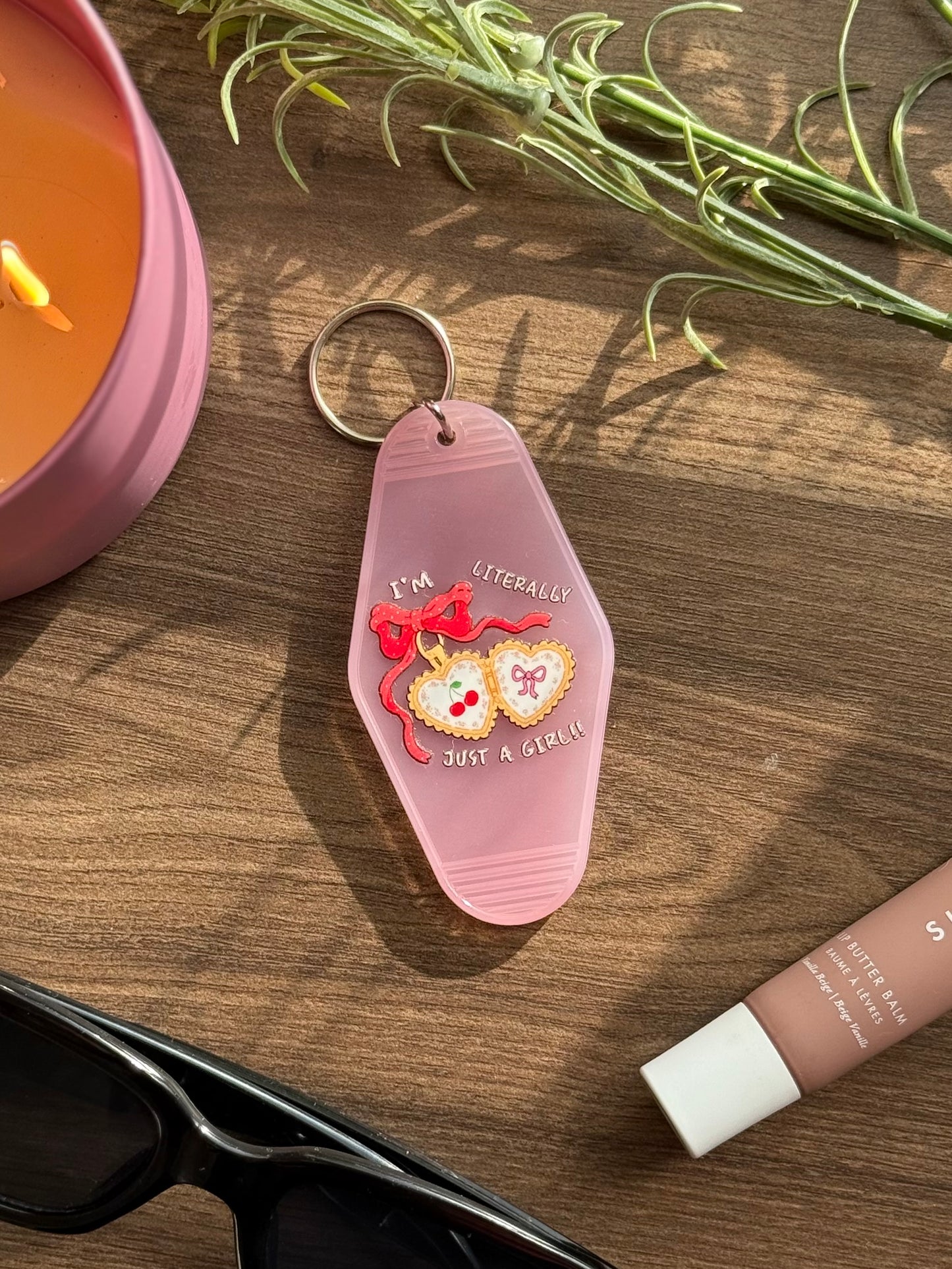 I’m Literally Just a Girl Keychain