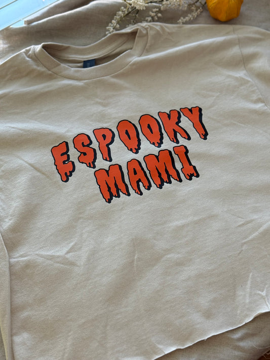 Espooky Mami Cropped Tee