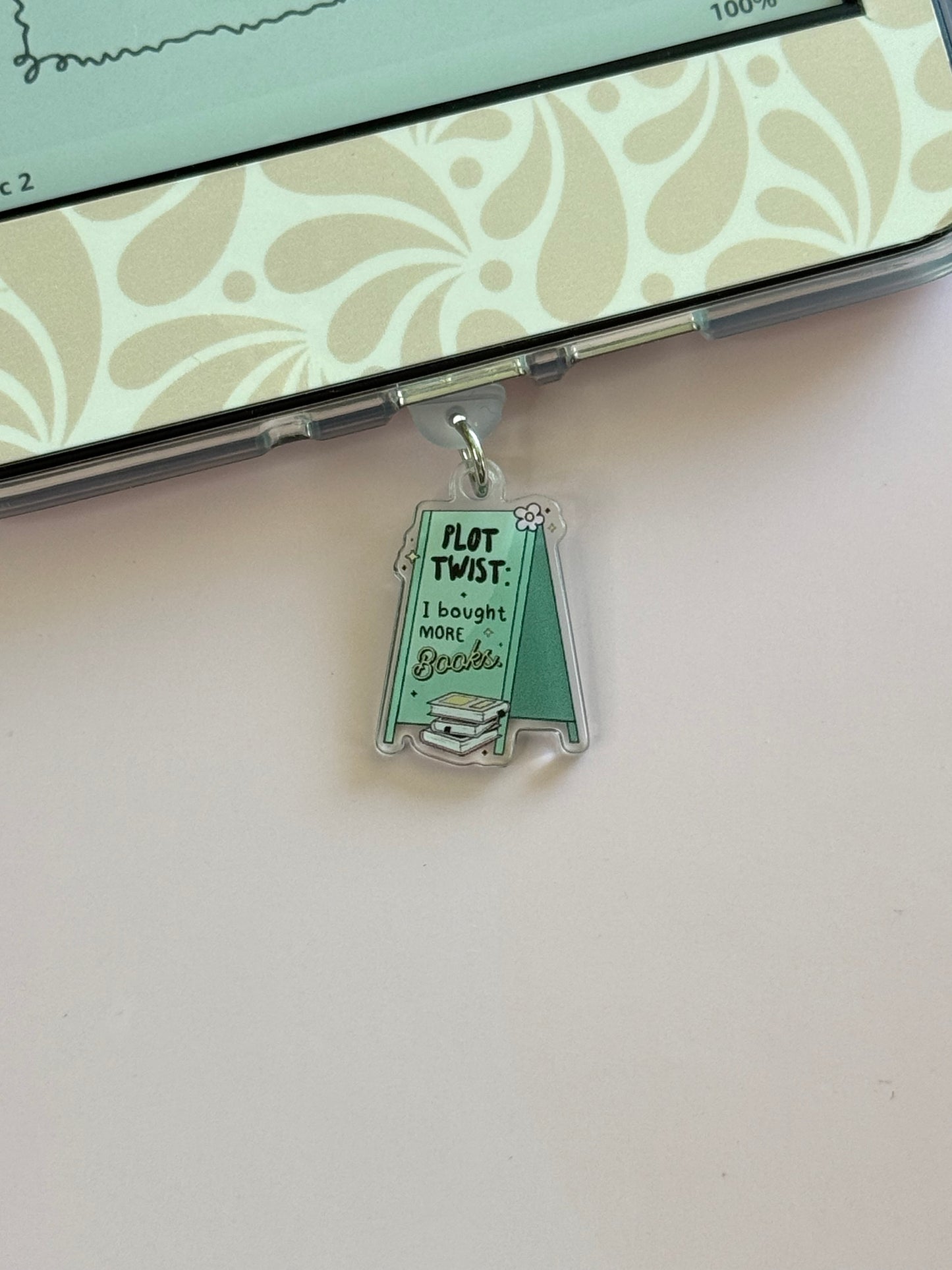 Bookish Kindle Charms