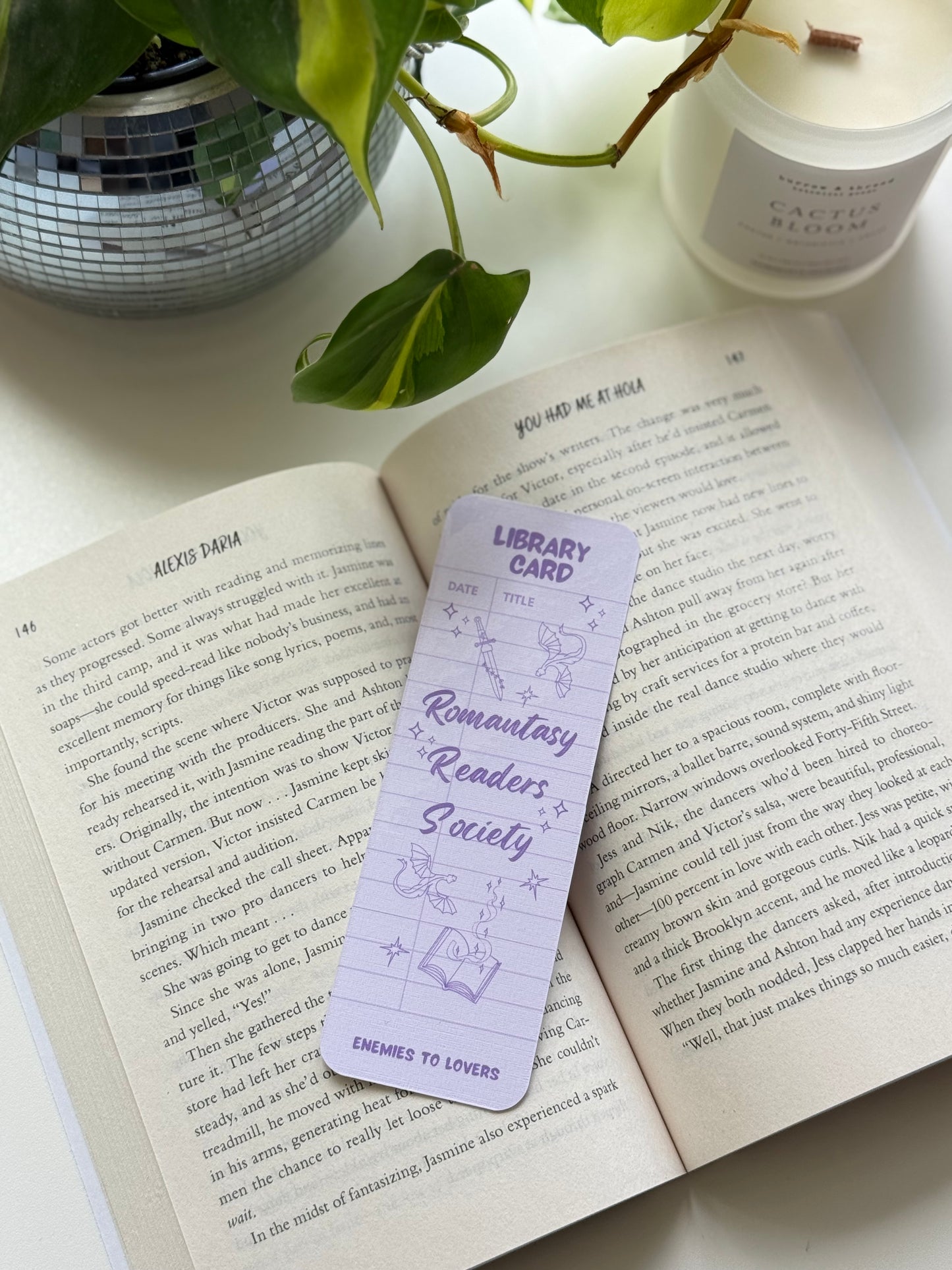 Library Card Bookmarks