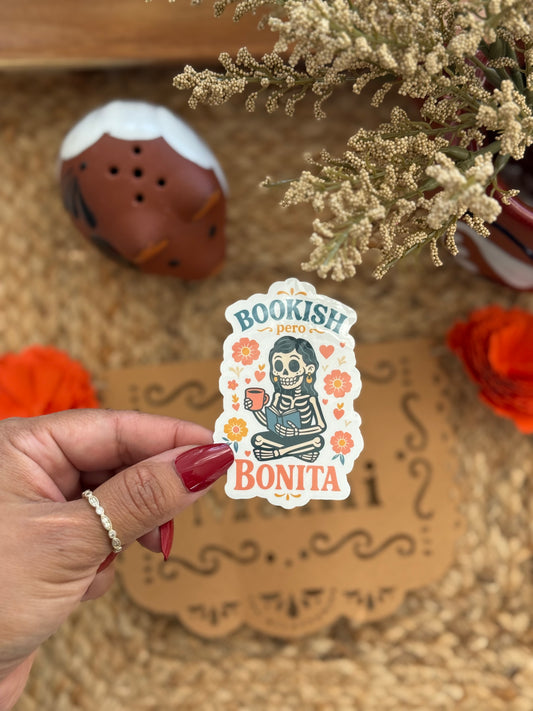 Bookish pero Bonita Sticker