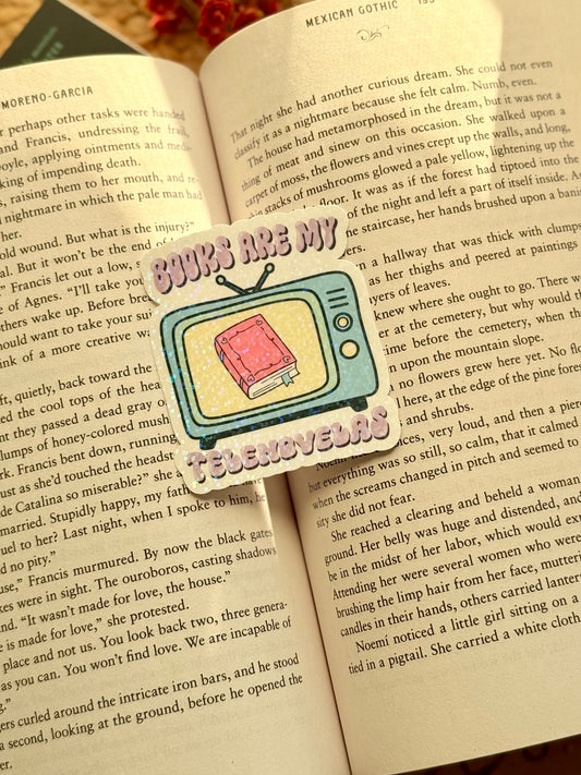 Books are my Telenovelas Sticker