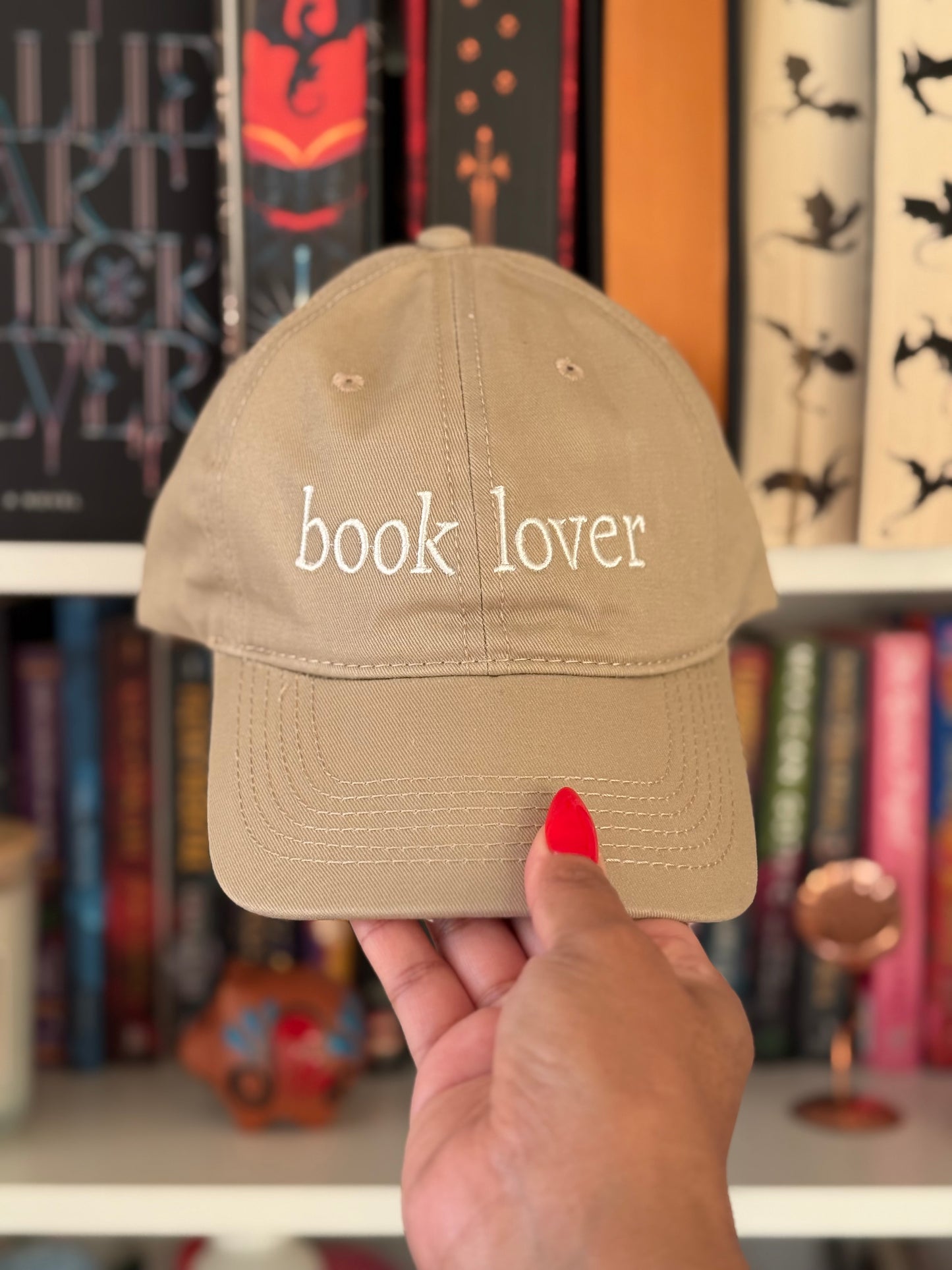 Book Lover Embroidered Hat