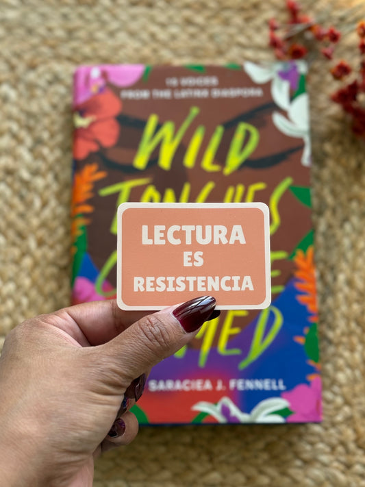 Lectura es Resistencia Sticker