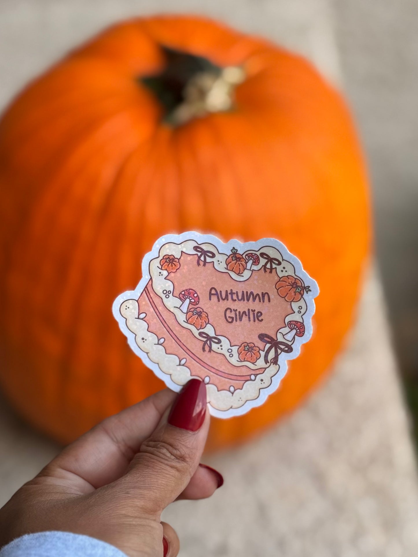 Autumn Girlie Sticker