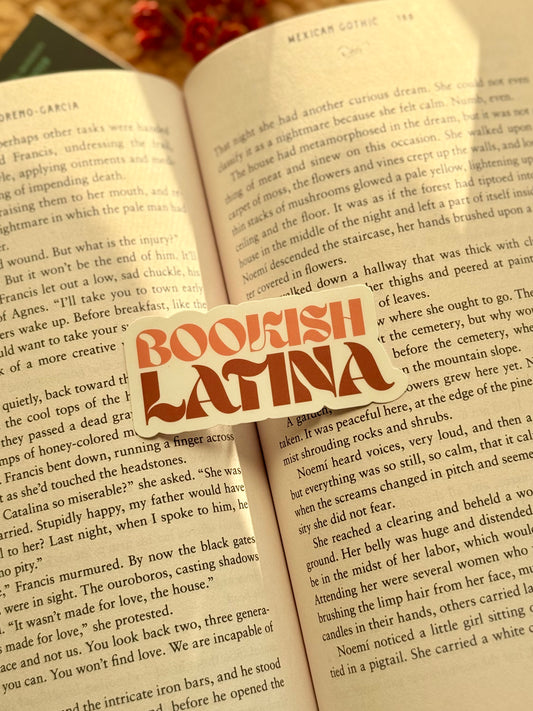 Bookish Latina Sticker