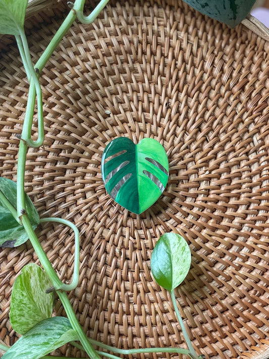 Monstera Leaf Phone & Kindle Grip